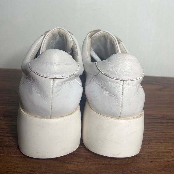 Jeffrey Campbell Hot Rod Leather Suede Flames Pointed Toe Platform Sneakes Sz 10 - Picture 13 of 15